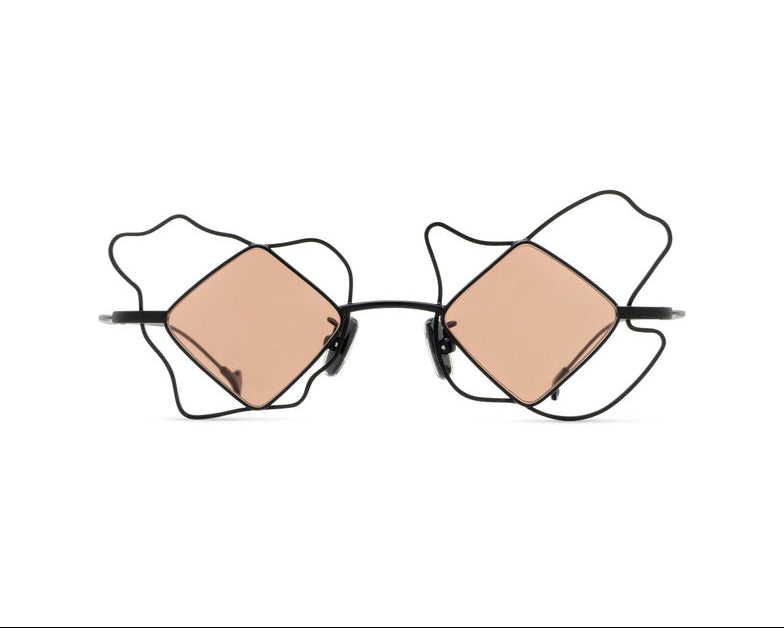 Occhiali da sole Eyepetizer NUVOLA - nero/arancio