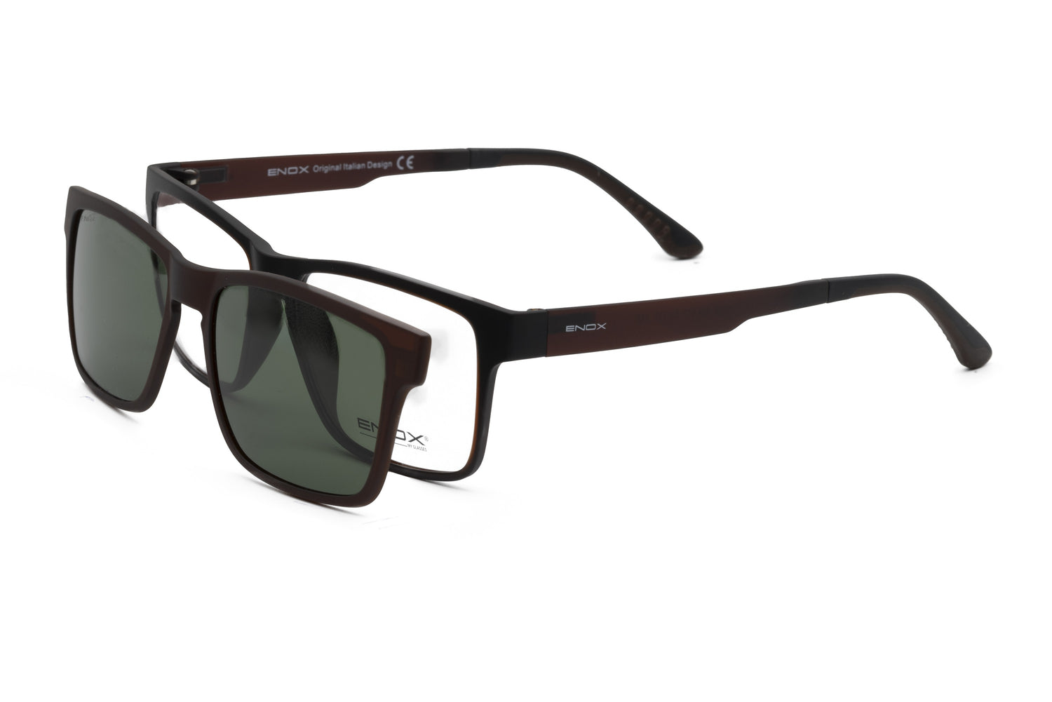 Occhiali da vista con clip sole ENOX 11UE + CLIP POLARIZED