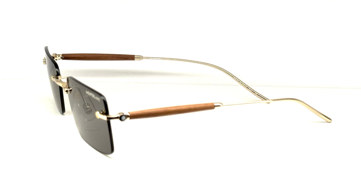 Occhiali da sole Montblanc MB0453s 001 cal. 54 ponte 19 asta 145