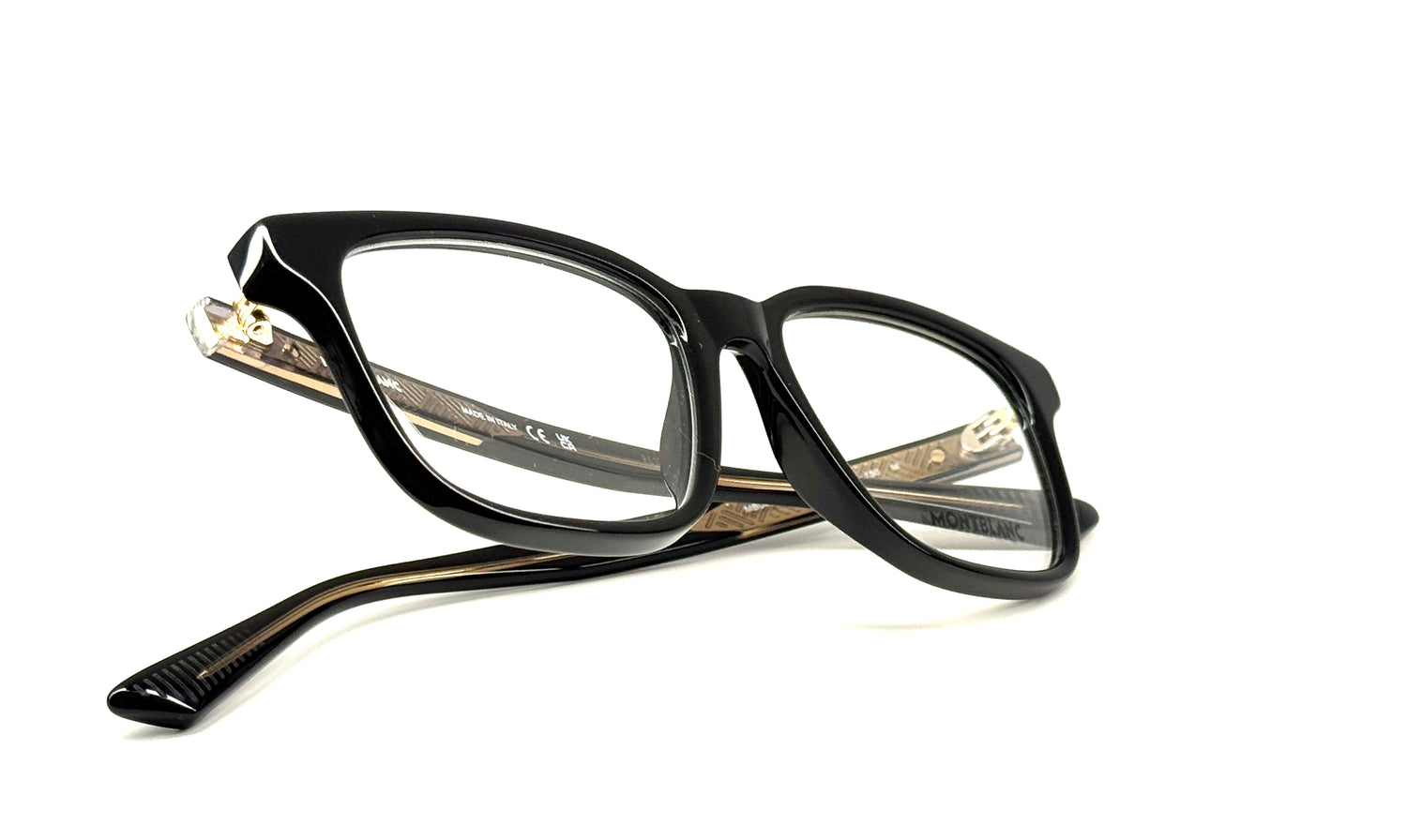 Occhiali da vista Montblanc MB04520 001 cal. 55 ponte 17 asta 150