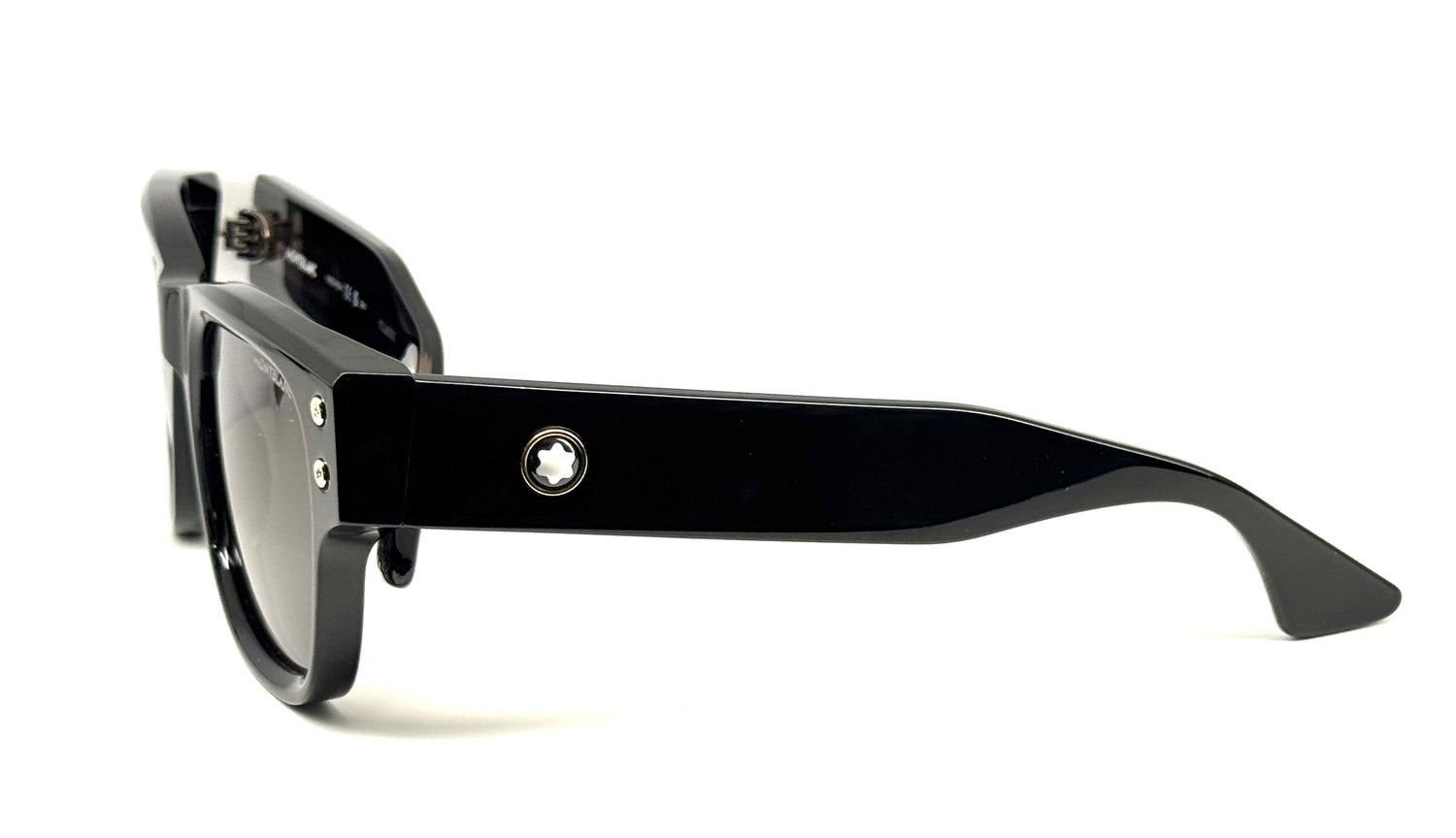 Occhiali da sole Montblanc MB0381s 001 cal. 54 ponte 21 asta 146