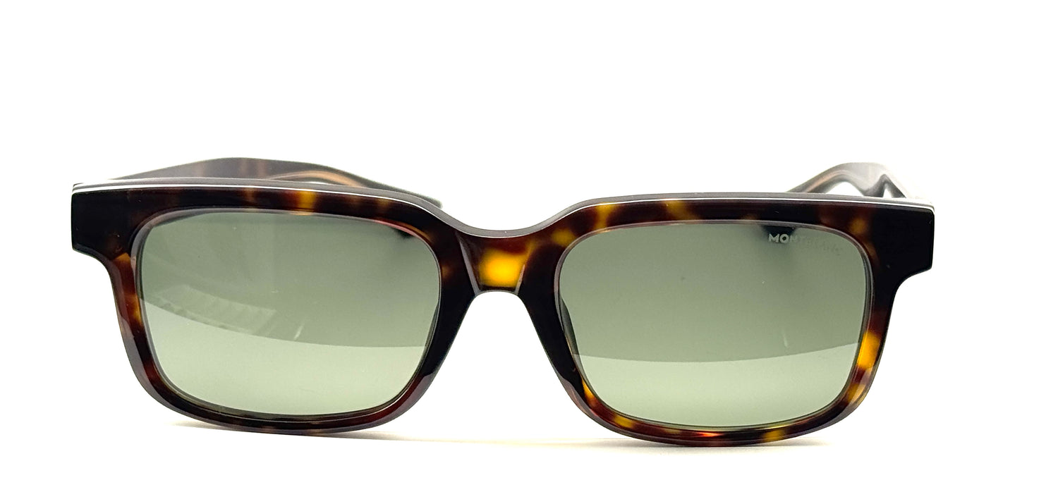 Occhiali da sole Montblanc MB0383s 002 cal. 54 ponte 19 asta 150