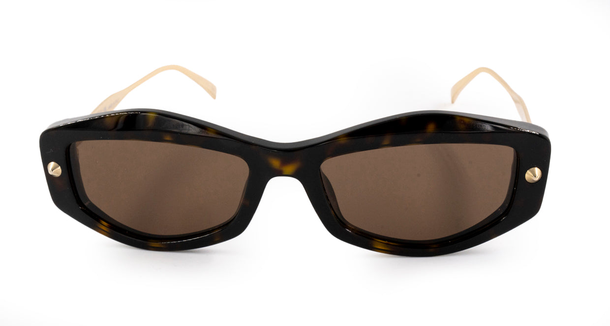 Occhiali da sole Alexander McQueen AM0482s 002 cal. 55 ponte 18 asta 140