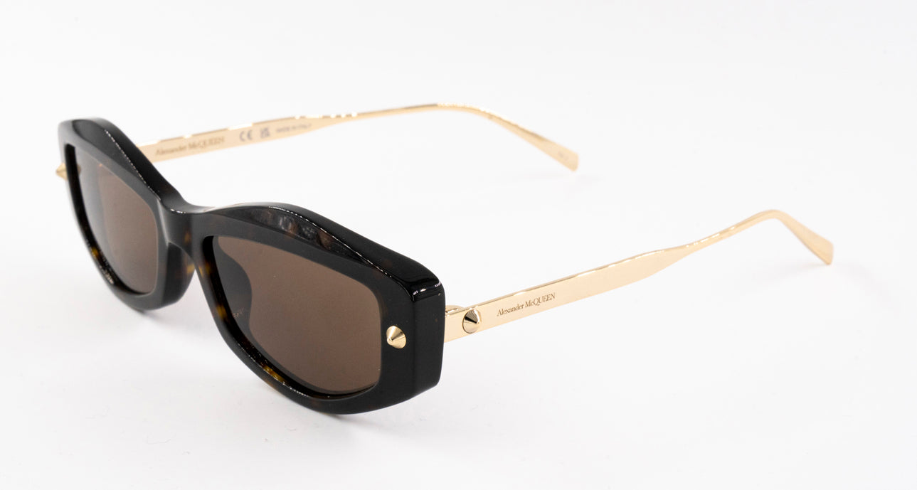 Occhiali da sole Alexander McQueen AM0482s 002 cal. 55 ponte 18 asta 140