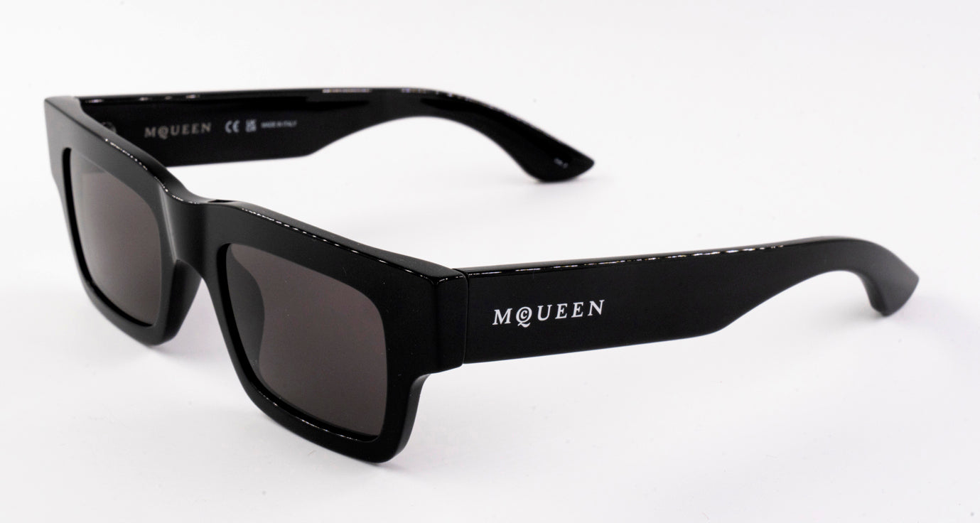 Occhiali da sole Alexander McQueen AM0393s 001 cal. 55 ponte 20 asta 145