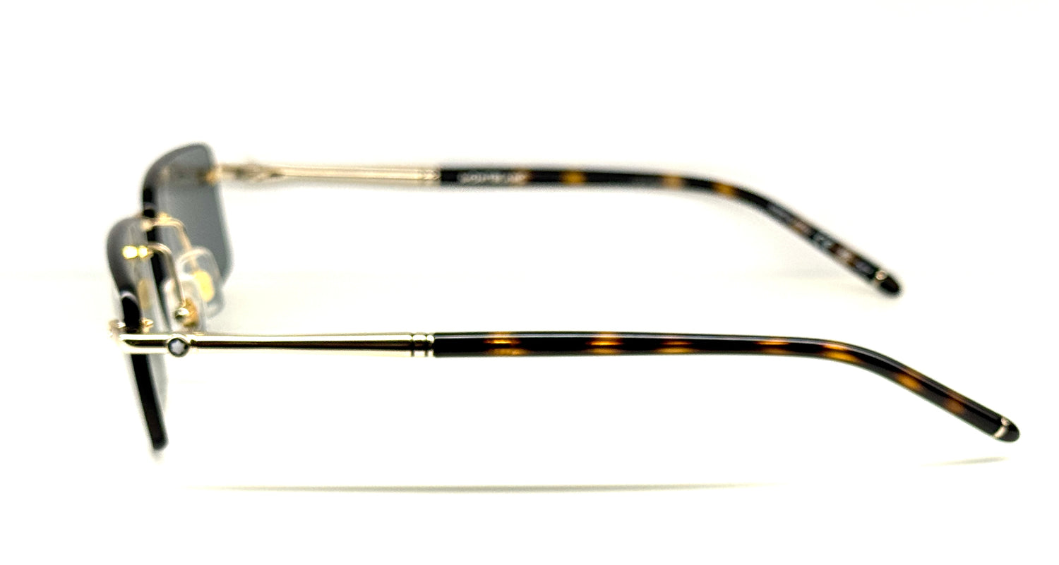 Occhiali da sole Montblanc MB0443s 004 cal. 56 ponte 17 asta 145