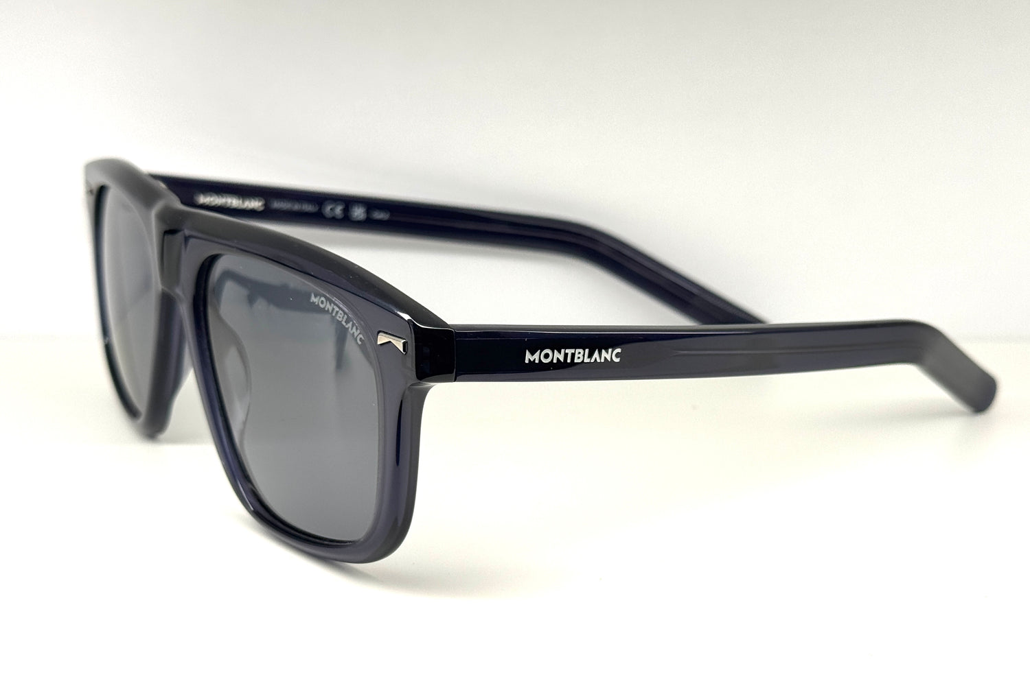 Occhiali da sole Montblanc MB0227S 003 cal. 55 ponte 18 asta 145