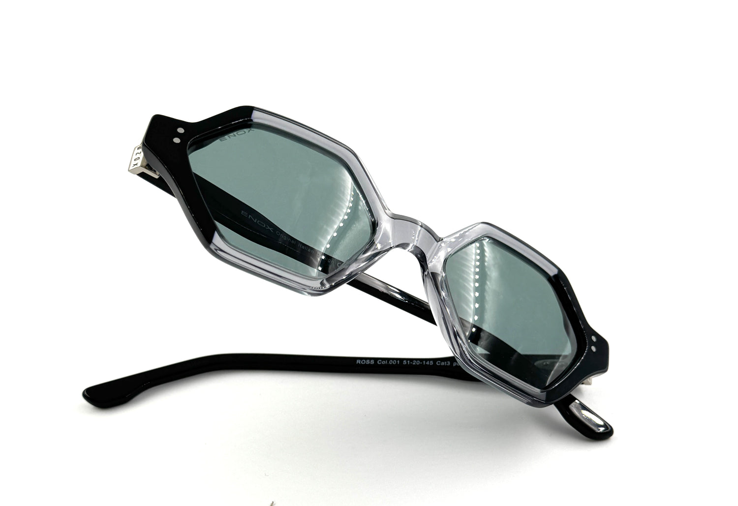 Occhiali da sole ENOX ROSS Col.001 cal.51 ponte 20 asta 145 Cat3