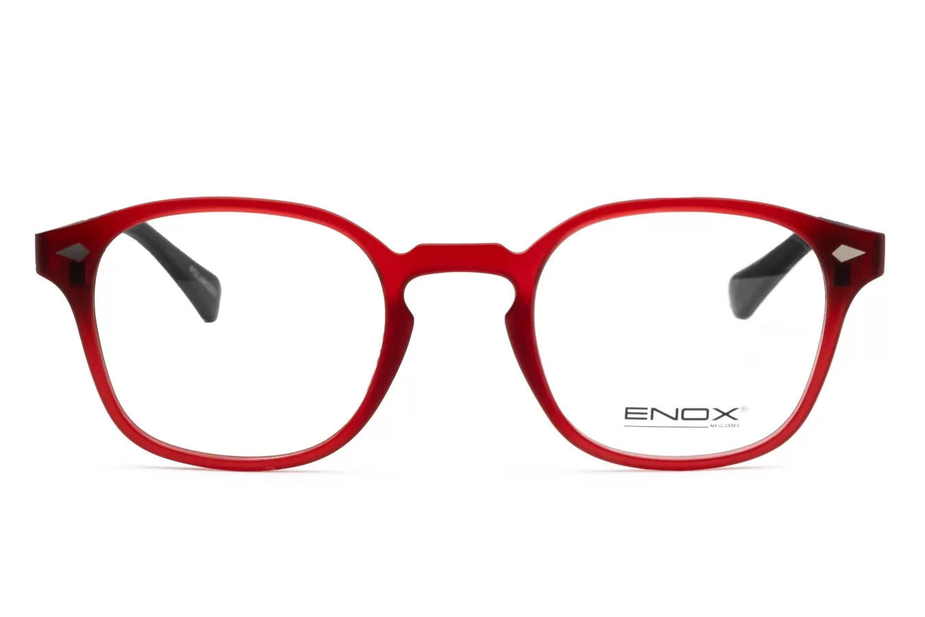 Occhiali da vista con clip sole ENOX 47UE + 2 CLIP POLARIZED rosse