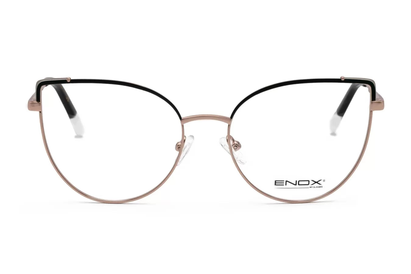 Occhiali da vista con clip sole bianche ENOX 51UE + CLIP POLARIZED