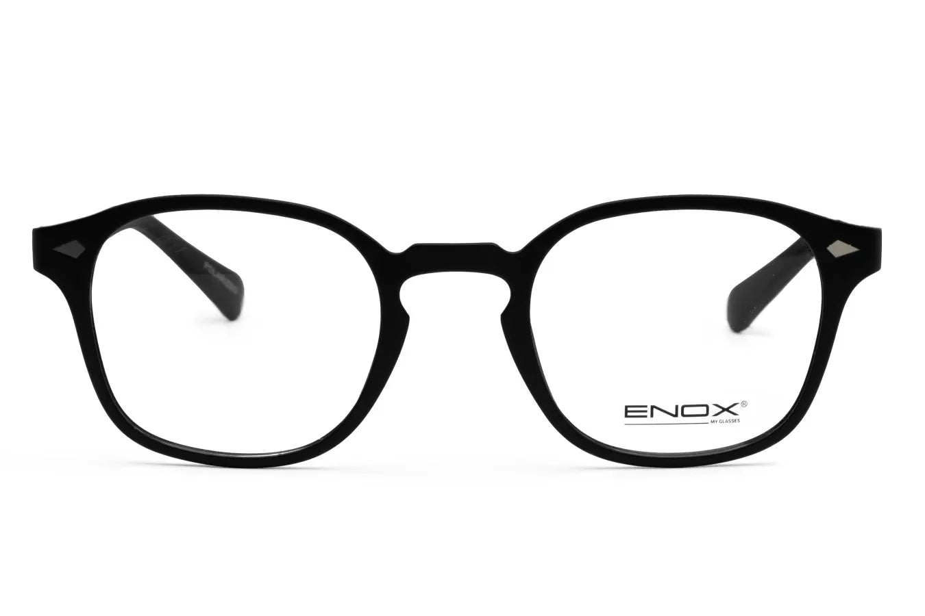 Occhiali da vista con clip sole nere ENOX 47UE + 2 CLIP POLARIZED